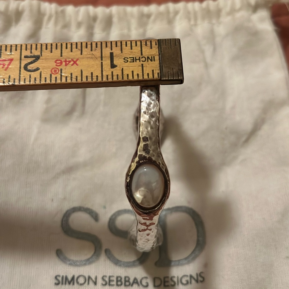 Simon Sebbag Silver Bracelet with MOP - Picture 7 of 8